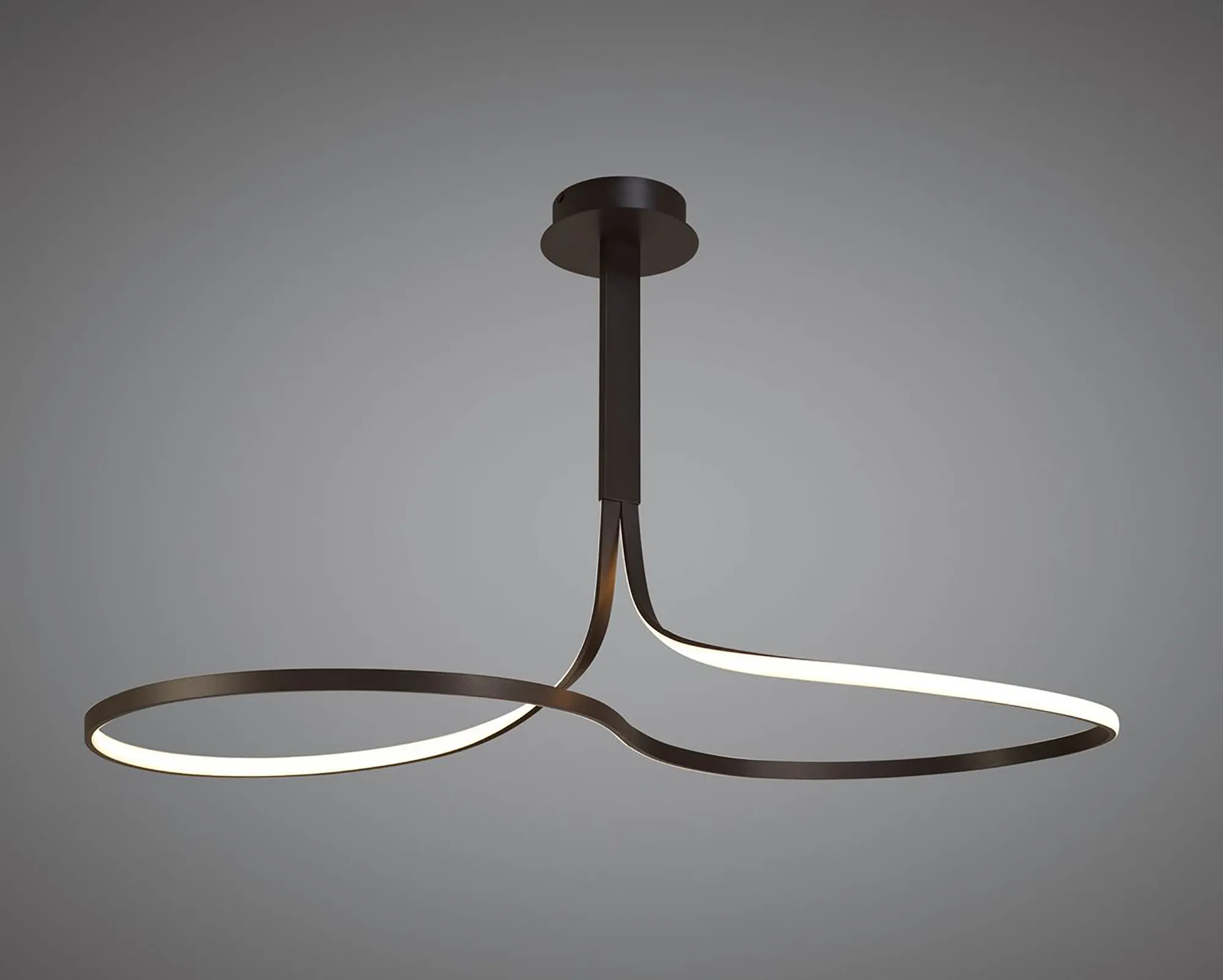 Nur Brown Oxide XL Ceiling Lights Mantra Semi Flush Fittings